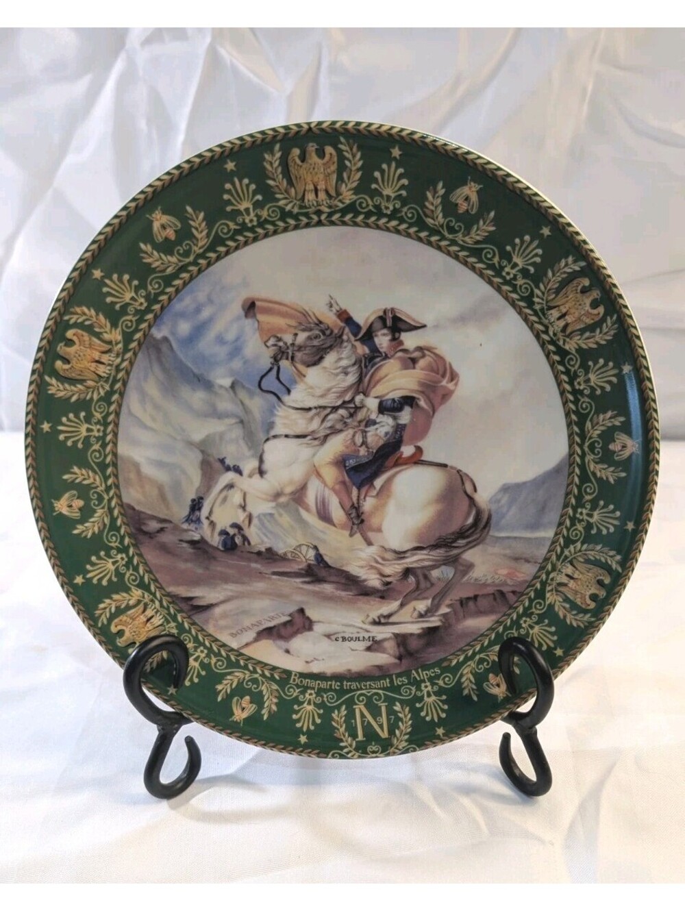 Vintage Limoges Porcelain Collector Plates Josephine et Napoleon Series COA